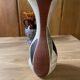 Vase ocher beige green black 1950 1960 ceramic