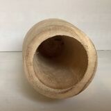 Light wooden vase