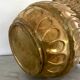 Vintage brass pot cover