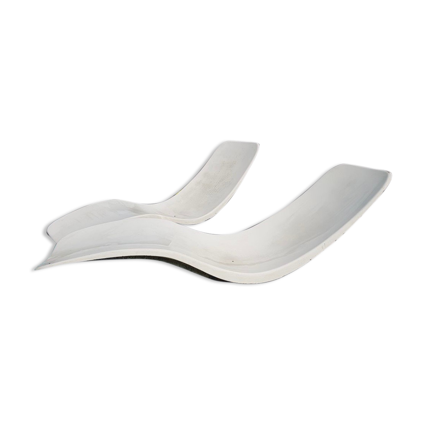 Pair of deckchairs zublena eurolax club med space age 1965