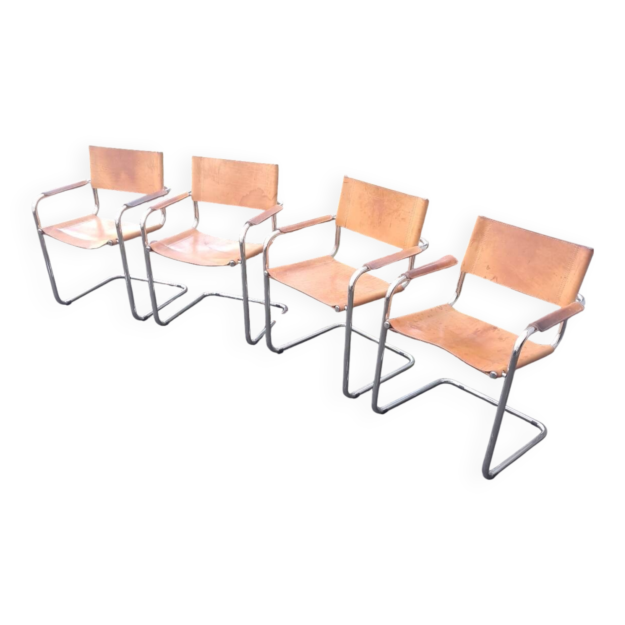 4 fauteuils Marcel Breuer