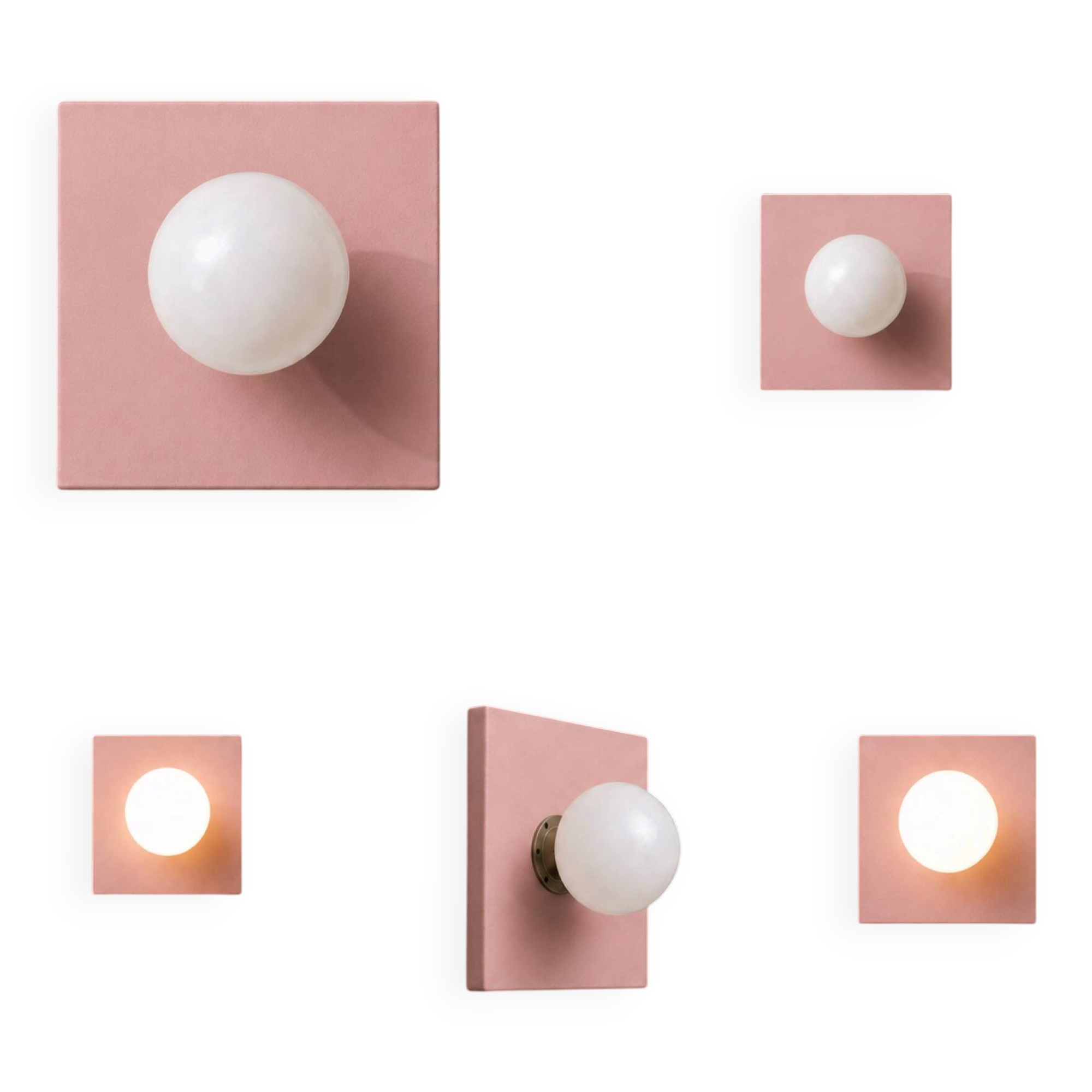 Wall light cement tile