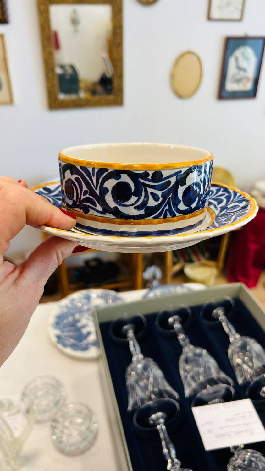 HB Quimper round sauceboat