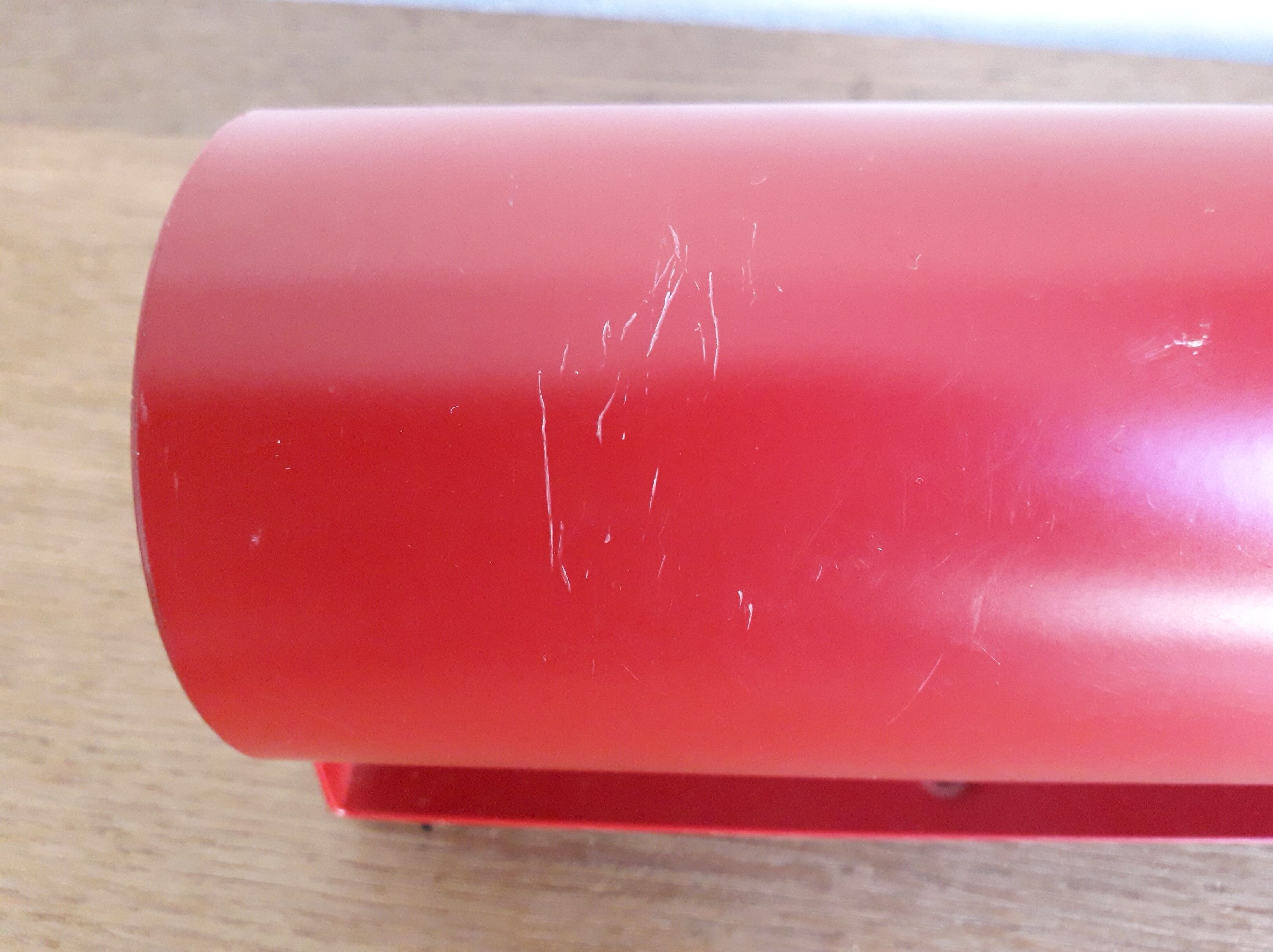 Ikea red sconce 1980