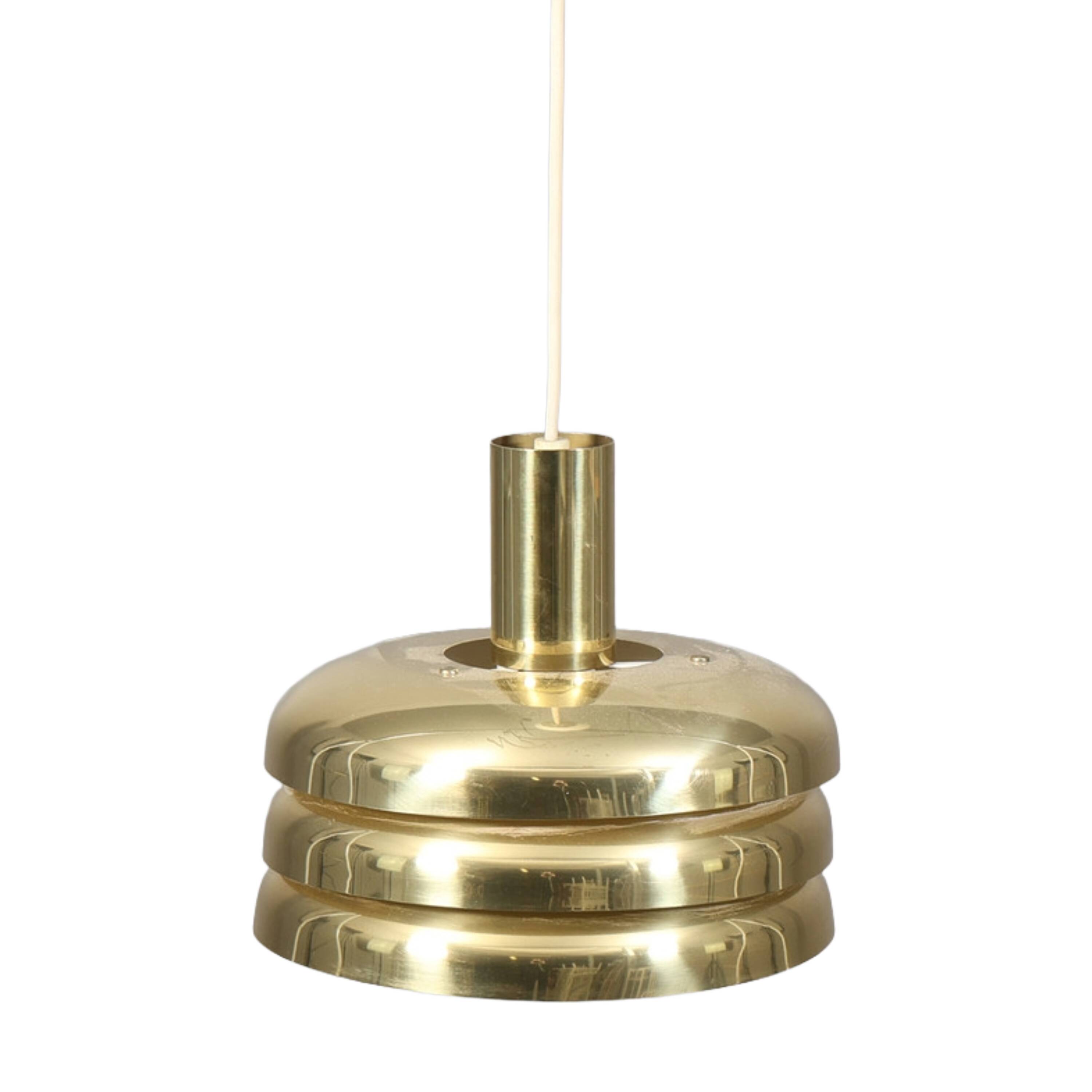 Hans-Agne Jakobsson - Suspension T724 in solid brass - Sweden 1960s