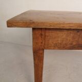 Antique oak French dining table