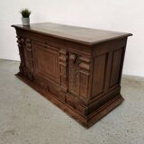 Oak office counter