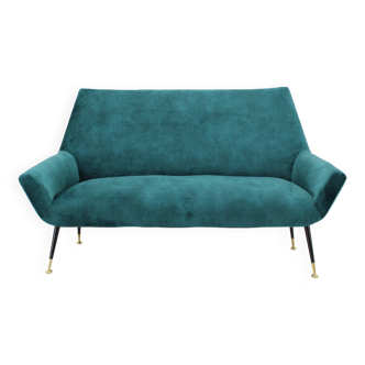 1950s Italian 2-Seater Sofa ,Restored