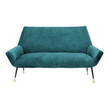 1950s Italian 2-Seater Sofa ,Restored
