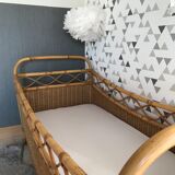 Baby rattan bed