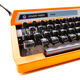Machine à écrire silver reed 100 orange révisée ruban neuf