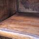 Vintage wall shelf in oriental or Moorish style, handcrafted by a cabinetmaker.