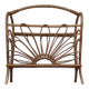 Vintage rattan magazine holder