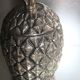 Vintage pineapple ice bucket in silver metal