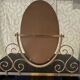 Golden metal and plexiglass dressing table