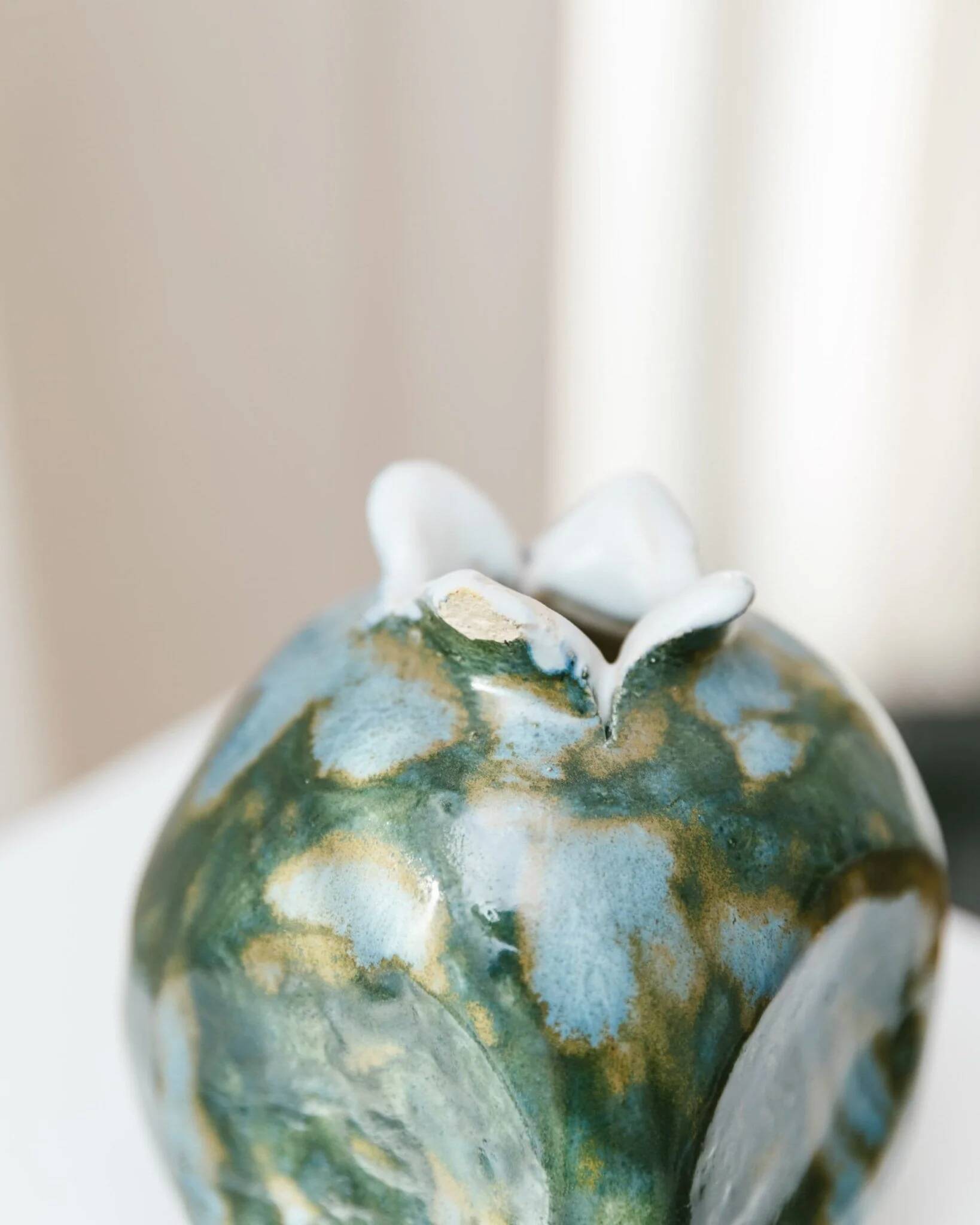 Ceramic vase - Handmade in Italy - Studio pottery - 1970s