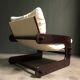 1980's Brazilian sling lounge chair.