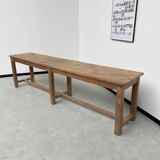 Oak console farm table 3m