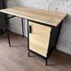 Bureau enfant noir et bois