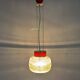 1960's Glass & Metal Pendant, Czechoslovakia