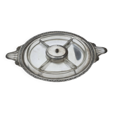 Silver metal tray