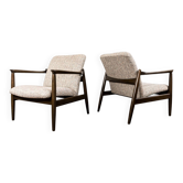 Fauteuils Mid-Century GFM-64 par Edmund Homa, Pologne, années 1960, lot de 2