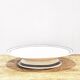 Dessert plate, St Amand & Hamage shower foot