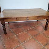 Table basse ancienne avec 1 tiroir