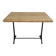 bistro table with cast iron legs signed Lelong, early 20th century