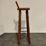 Mid century brutalist bar stools, 1950