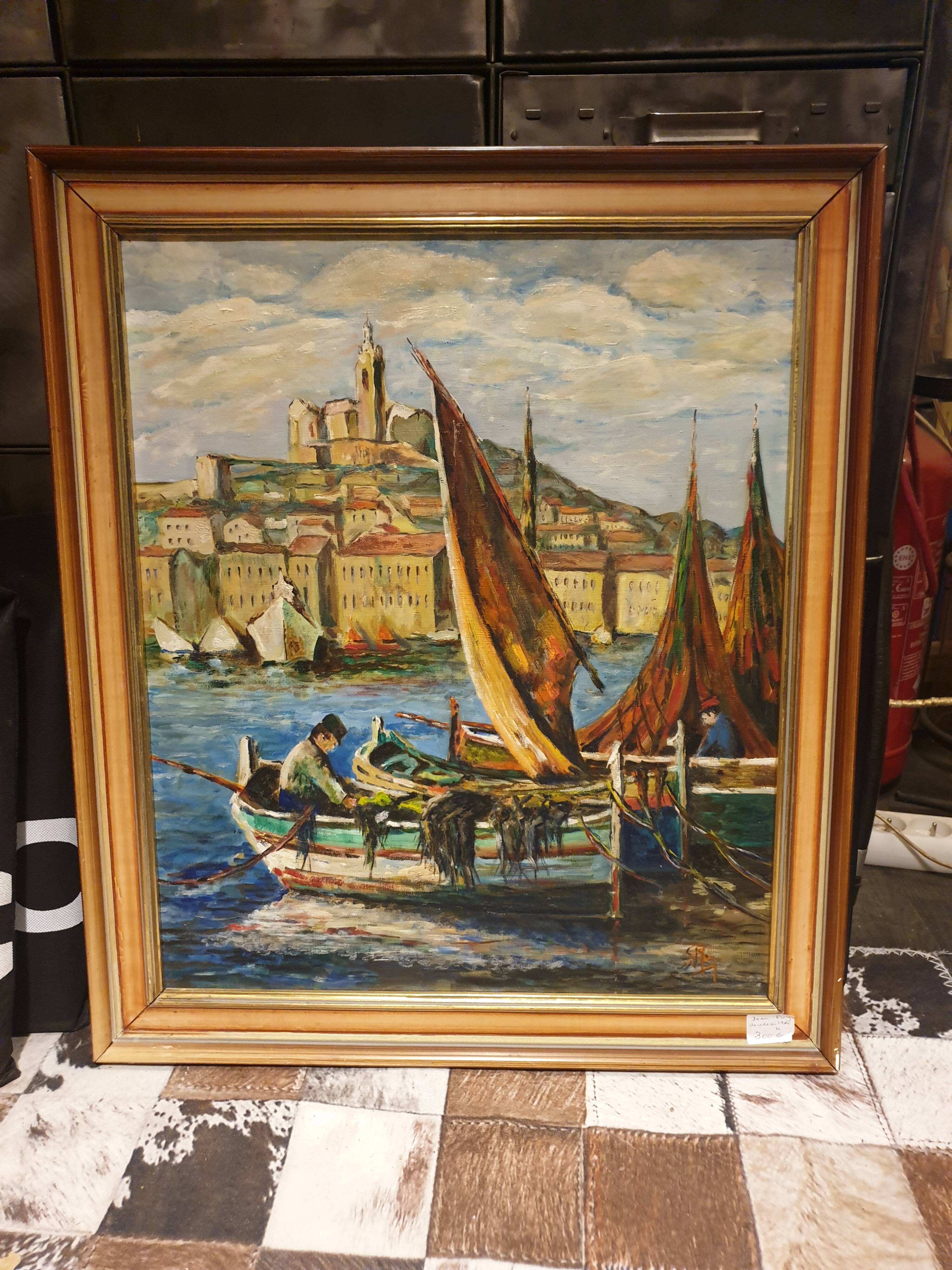 Oil on canvas Our Lady of the Guard