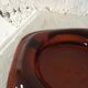 Cendrier en verre marron