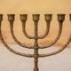 Vintage brass chandelier 7 branches