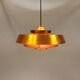 A mid-century Danish hanging lamp in copper by Jo Hammerborg for Fog & Mørup.