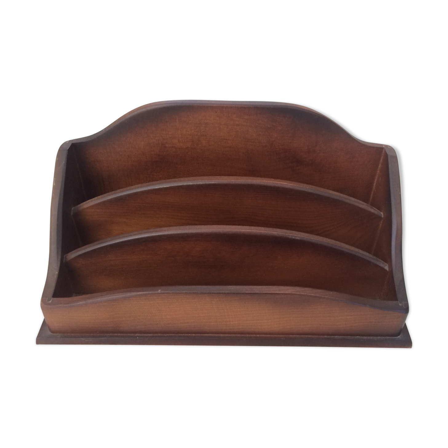 Wearing wooden letters 60s