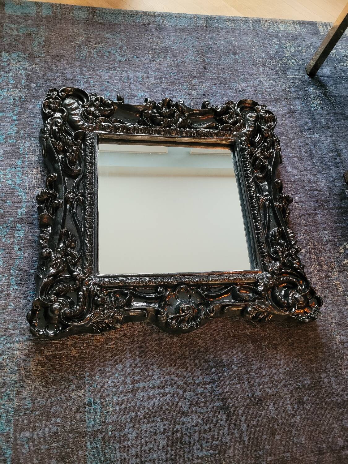 Baroque stucco mirror