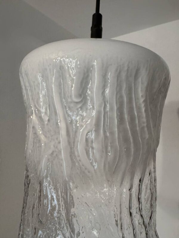 Suspension verre Murano Targetti Sankey années 70