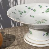 Iron earth compotier / vintage earthenware standing dish