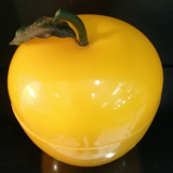 Vintage ice bucket 70's yellow apple