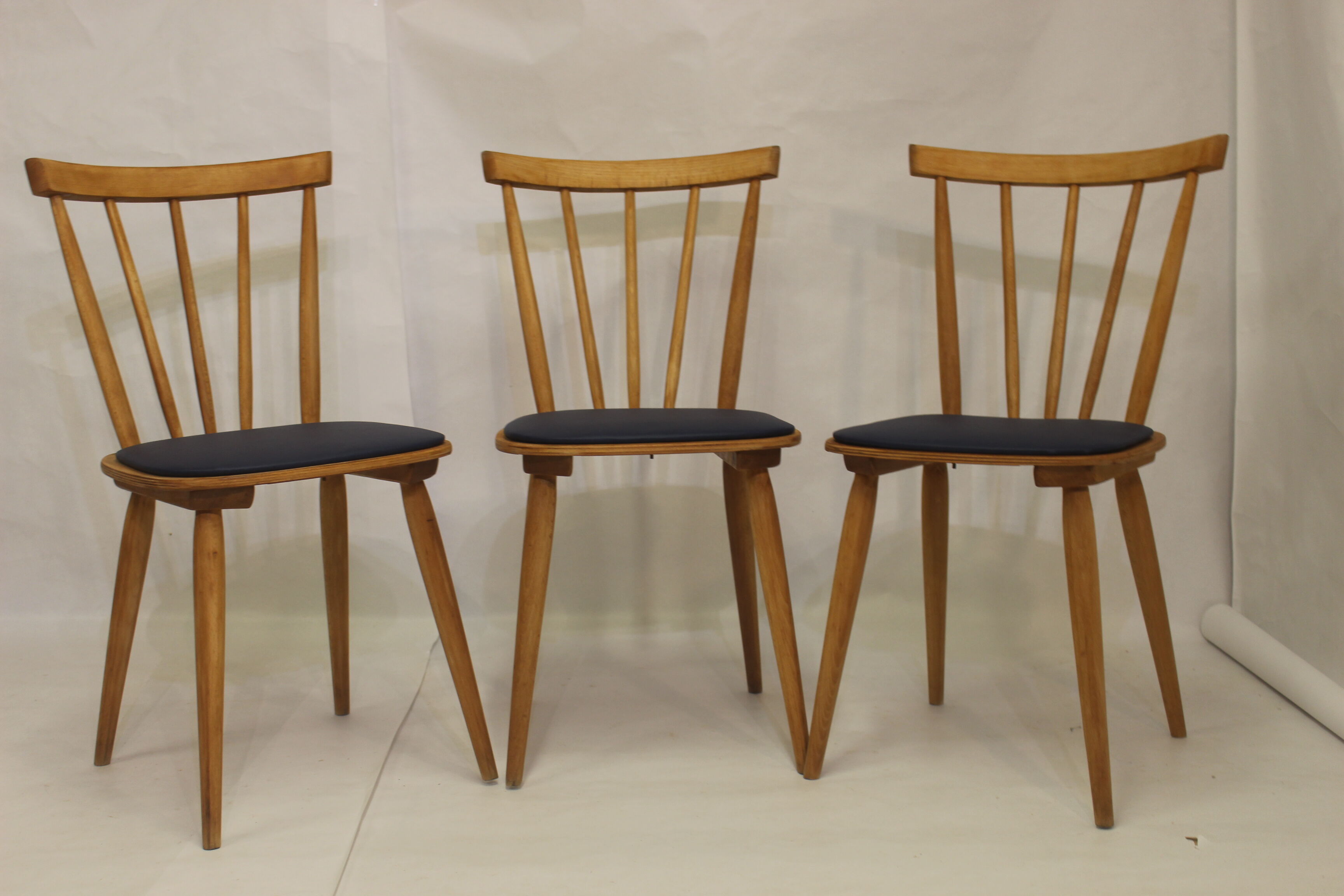 Lot de 6 chaises scandinave 1960