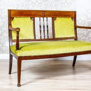 Neat Sofa with Green Velour, 1950s