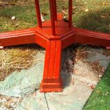 Antique cast iron art deco bistro garden table