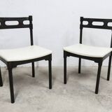 Pair of atypical vintage 1960s chairs