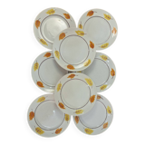 Set of porcelain plates Moulin des Loups