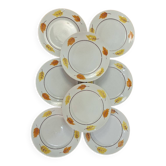 Lot d'assiettes en porcelaine Moulin des Loups