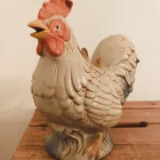 Carafe, vintage teapot Rooster • Ceramic