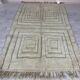 Berber rug in natural wool 200cm x 300cm
