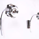 Pair of wall stainless