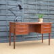 Bureau danois en teck double faces