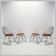 Set of 4 dining chairs SM05 by Cees Braakman & A. Dekker for Pastoe, 1950s.